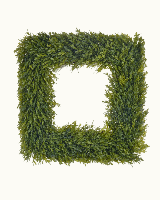 Square Tea Leaf Wreath 24"