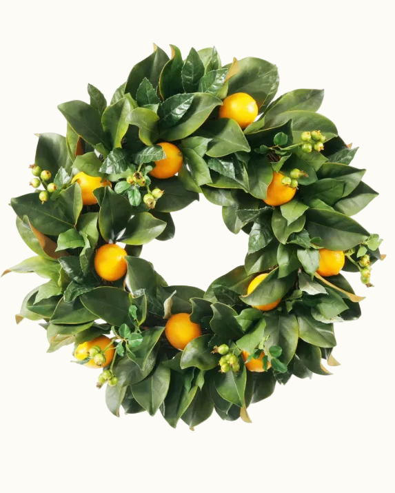 Lemon Wreath 24"