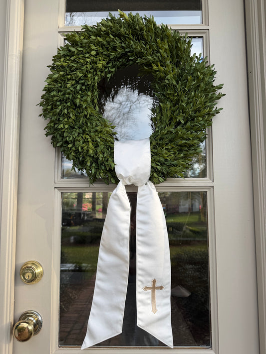 Beige Cross Sash