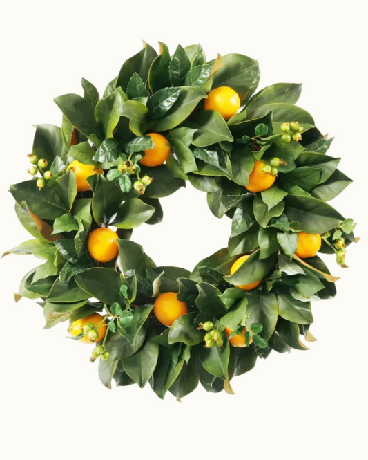 Lemon Wreath 24"